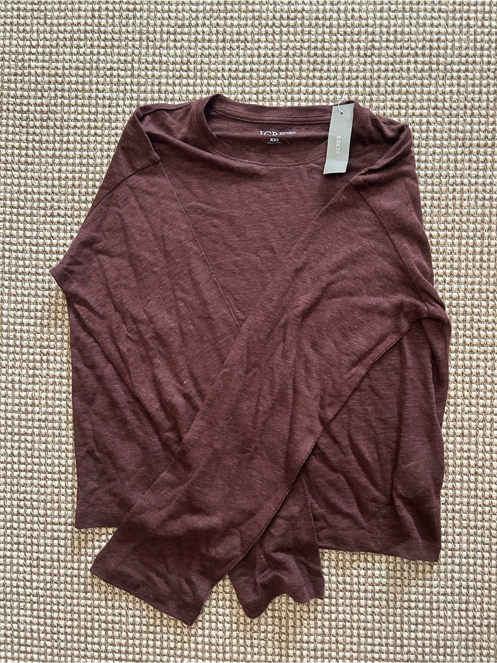 J.Crew 100% Linen Long Sleeve Top XXS